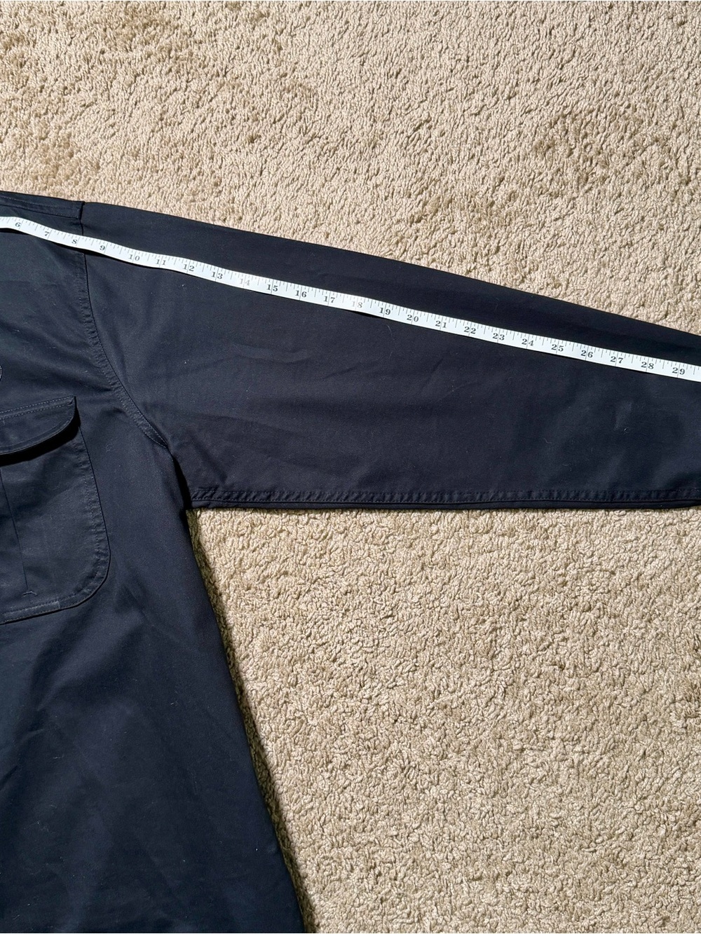 Nike SB N7 Mens Black Long Sleeve Button Up Work Shirt XL Embroidered Logo - Picture 7 of 8